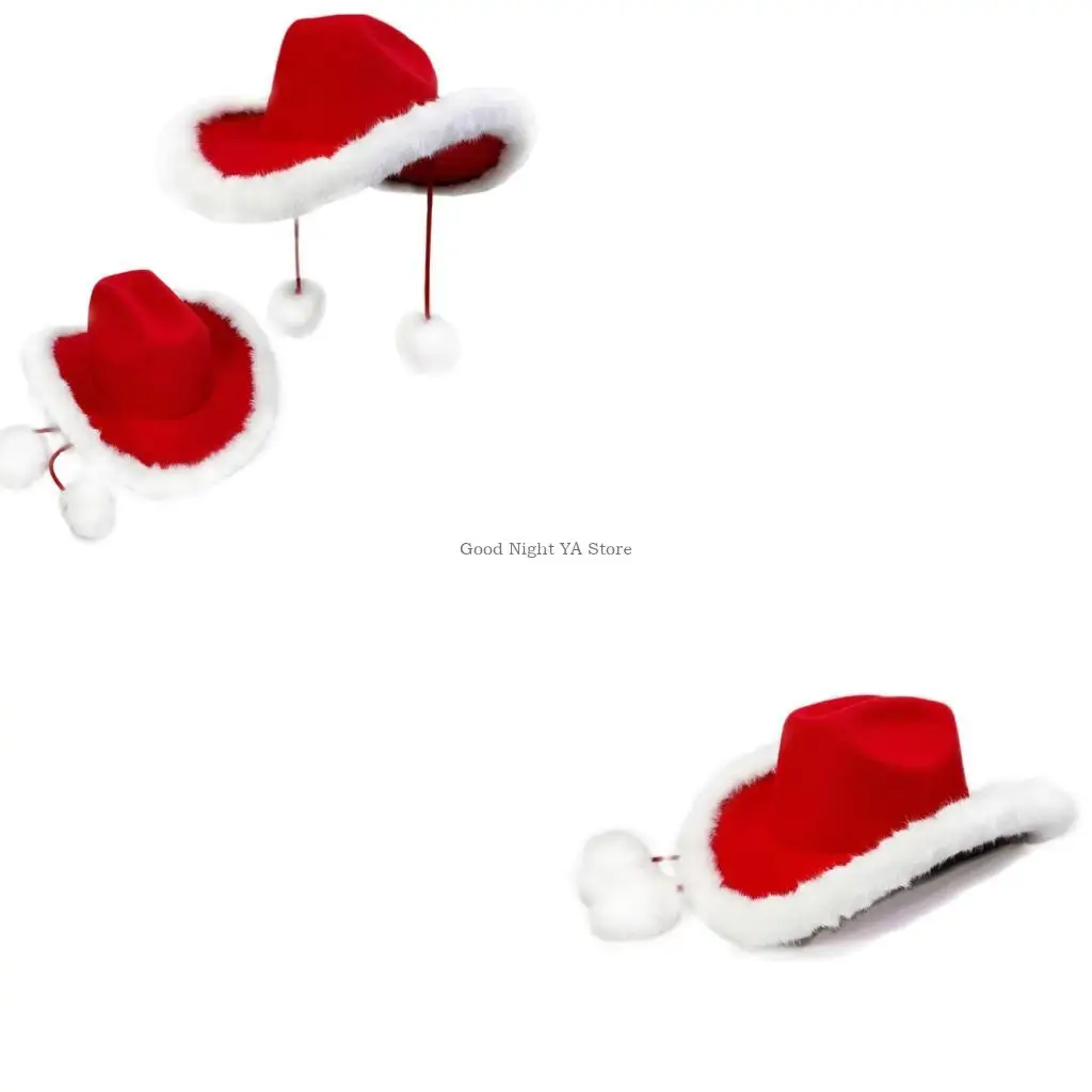 Cowboy Hats With Fringe Accent Comfortable Suitable For Christmas Party