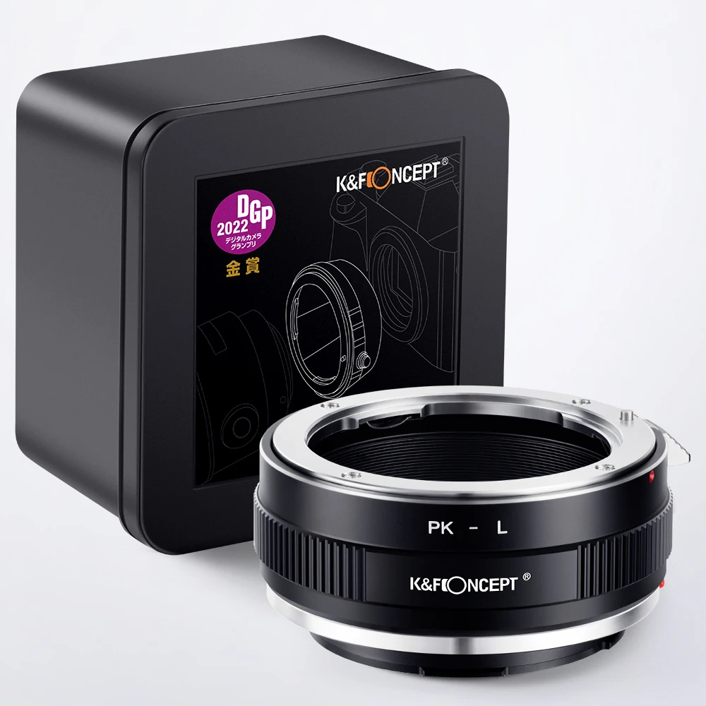 

K&F Concept PK to LSL Lens Adapter For Pentax K PK to Leica TL TL2 CL SL SL2 Panasonic S1 S1R S1H S5 Sigma fp fpL