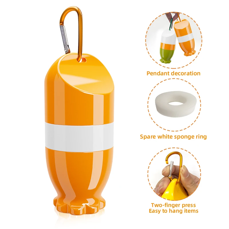 1 ชิ้นแบบพกพาแบบพกพาครีมกันแดดโลชั่น applicator, โรลออนฟองน้ําเครื่องมือความงามขวด