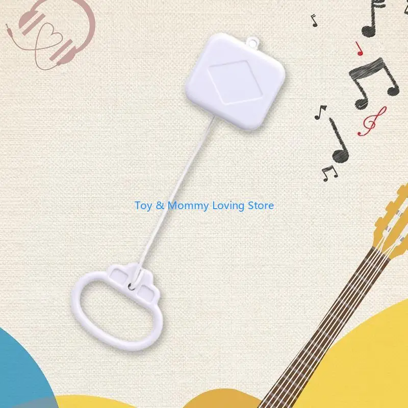 Y1QF ดึงสตริงเครื่องควบคุมเครื่องนอนเตียงเด็กเบลล์ RATTLE BOX MUSIC BOX PULL RING BOX BOX DIY
