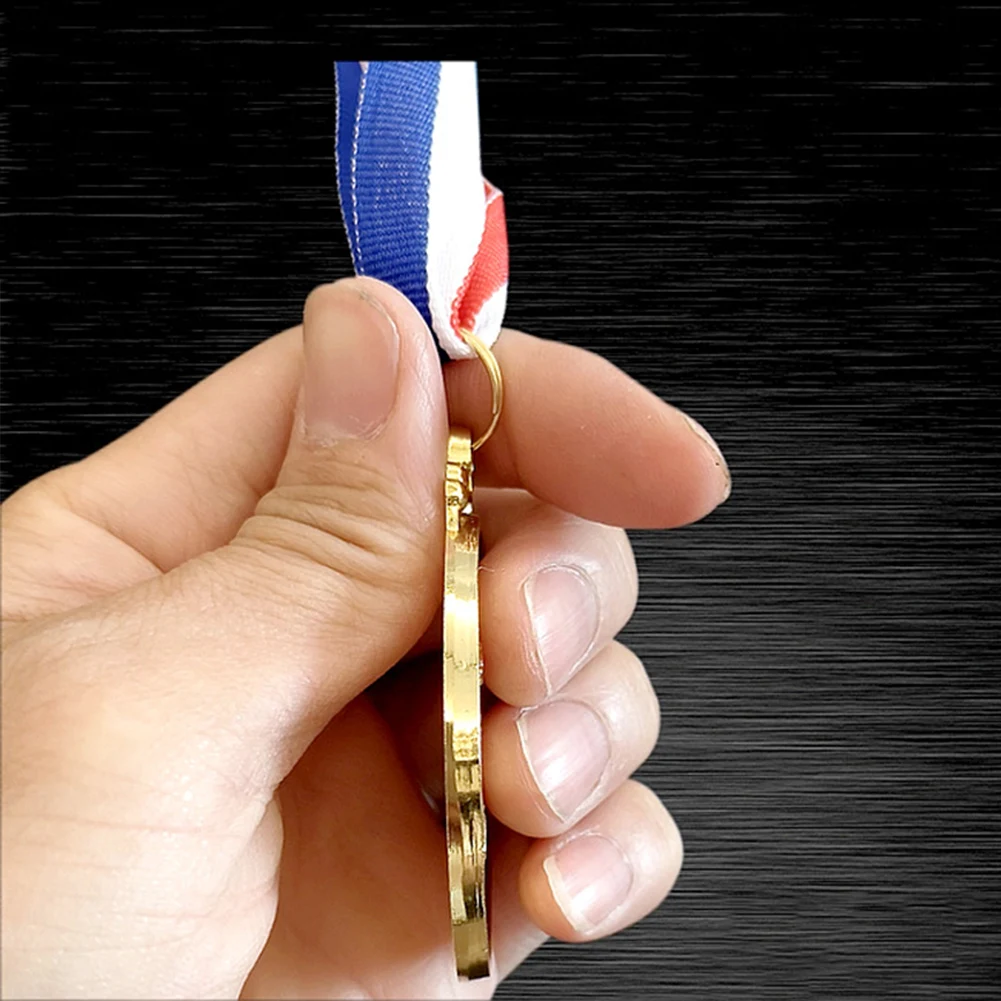 

1-30PCS Zinc Alloy Award Medals Gold Silver Bronze Prizes Award Soccer Football Medals for Championship Sports Competition