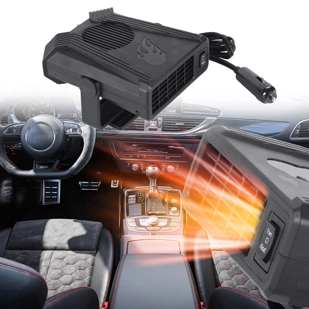 150W Car Electric Autonomous Windshield Demister Car Heater 12V DC Cooling Fan Defogger Defroster Demister Car Heating Fans