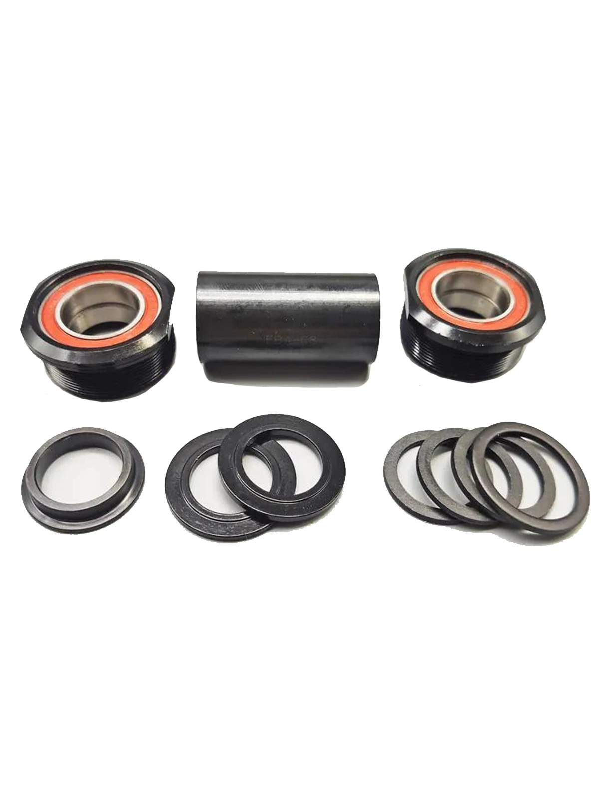 AliExpress NONE BMX Bottom Bracket Mini Bike Street Climbing BB EURO BC 1.37*24T BB Kit 19mm-48/8T Suitable for 73MM Teeth Pattern Rotation 19MM