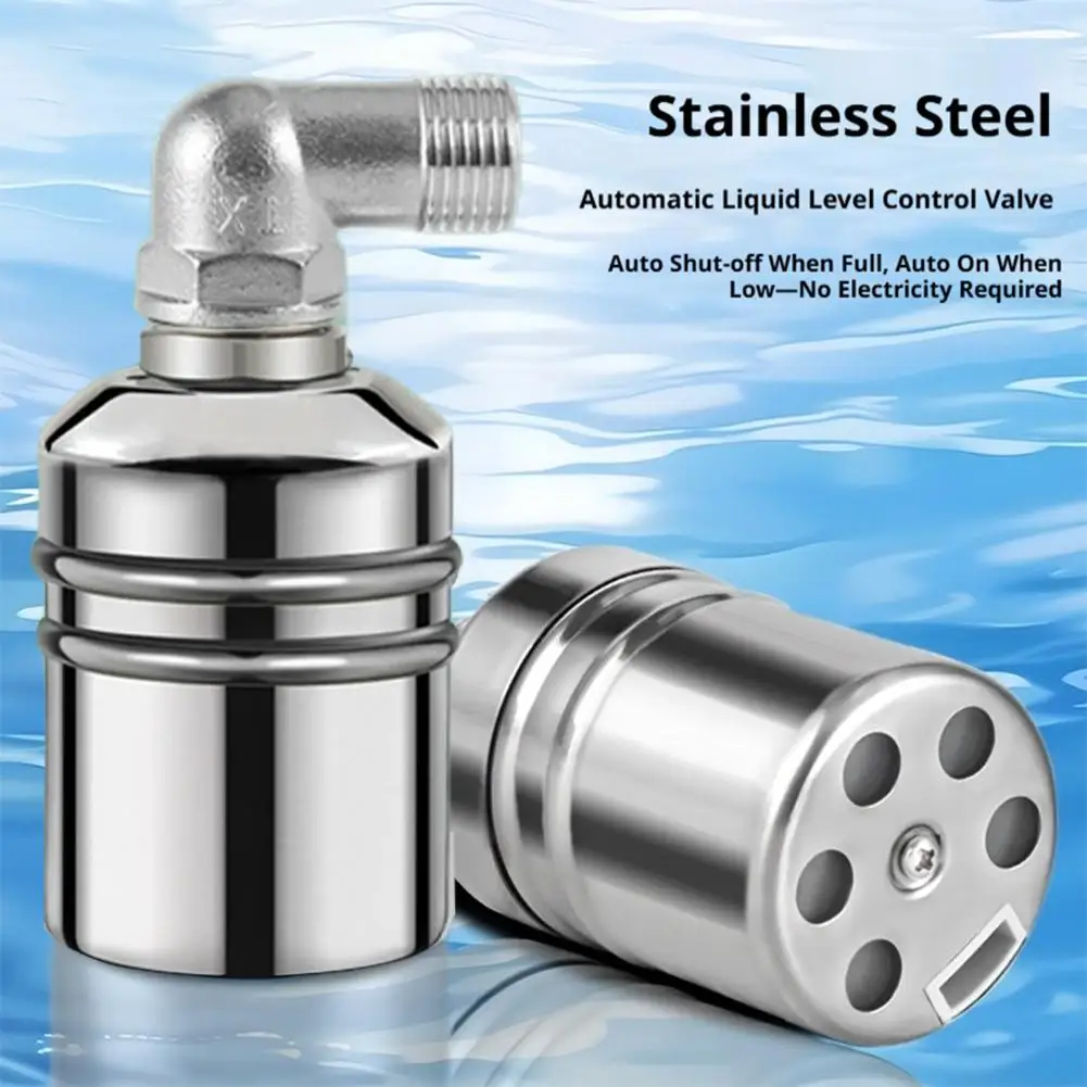 304 Stainless Steel Floating Ball Valve Automatic Water Level Control Valve Water Tank Water Tower Shutoff Valve