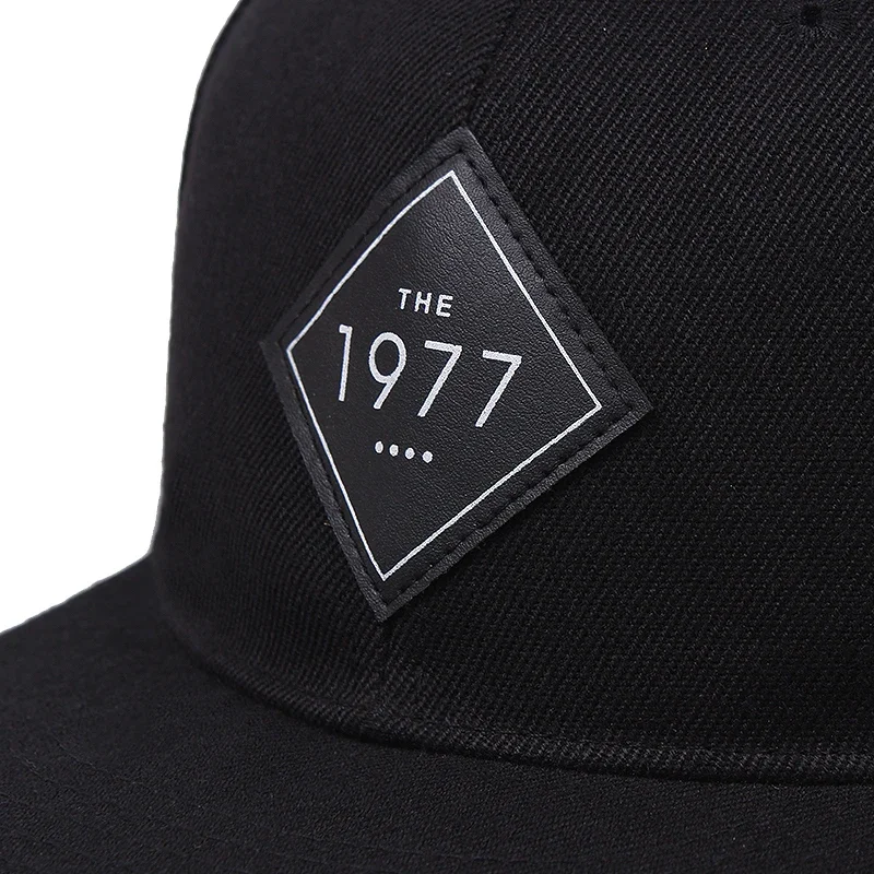 1977 Badge Snapback Cap Men Fashion Kpop Sun Hats For Men Cotton Adjustable Baseball Caps For Women Outdoor Casual Snapback Hat