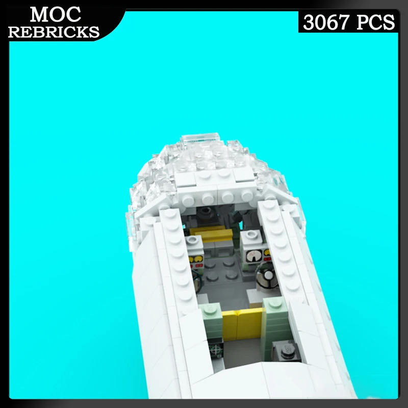 MOC-119970 Fighter Technical Ideas Series Assembly Model Building Blocks MOC Superfortress 1:35 Scale Aircraft Bricks Toy Gift