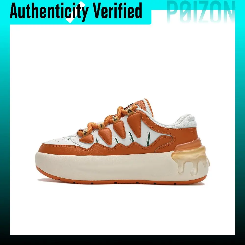 FILA CARROT 1 Carrot Shoes Cushioning, Wear Resistant Low top Skateboard Shoes Women's Orange White F12W411201FOA