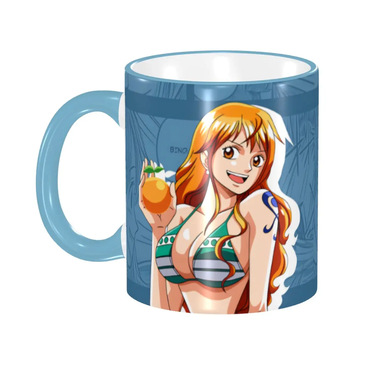 

Customized One P-Pieces Namis Coffee Mugs DIY Funny Adventure Anime Comic Ceramic Tea Milk Cup