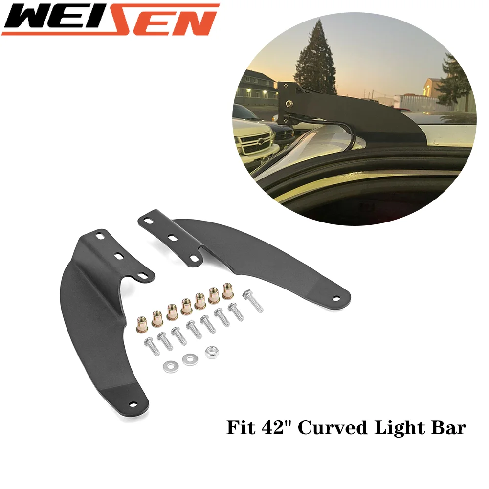 

Автомобильные аксессуары, крепежные кронштейны для верхней крыши, подходят для 42 "изогнутой световой балки для Toyota 1995-2004 Tacoma & 1995-2002 4runner Steel