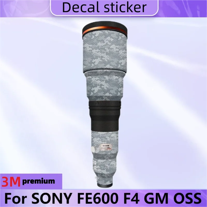 

SEL600F40GM FE600 F4 GM Lens Decal Skin for Sony FE 600mm F4 GM OSS Lens Premium Cover Film Wrap Lens Sticker
