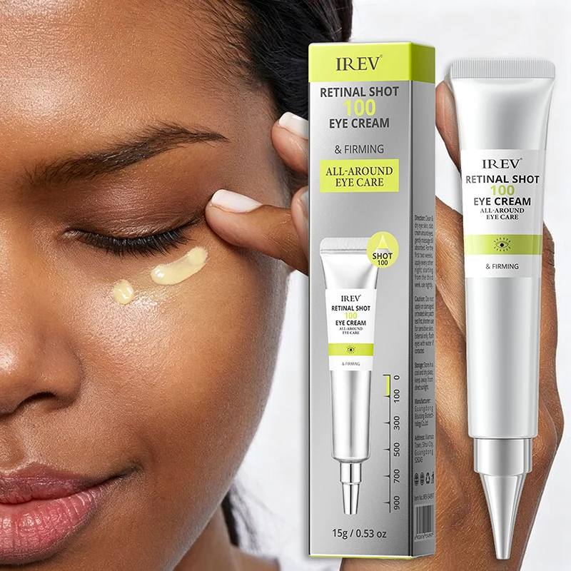 Retinol Repair Facial Set Eye Cream Face Cream Essence Combination Improve Skin Elasticity Reduce Fine Lines Nourish Facial Skin