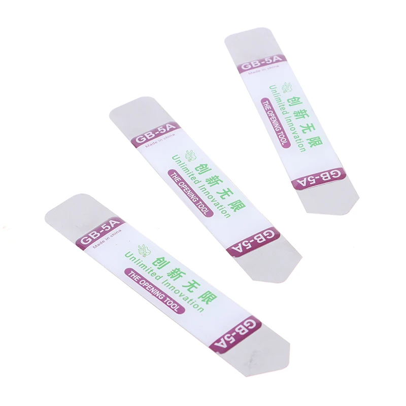 2/5Pcs Metal Flat Spudger Soft Blade Pry Bar Open Repair Tool Kit Phone Repair