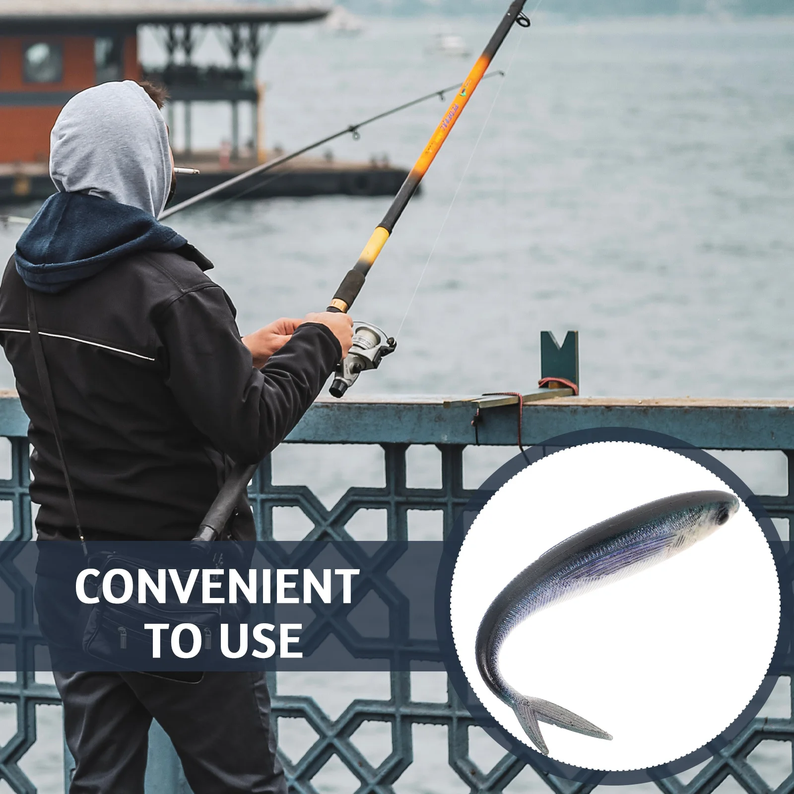 

Tuna Bait Lifelike Fake Fishing Lure Saltwater Freshwater Reusable Wear Resistant Material Vivid Design Attractive Predators
