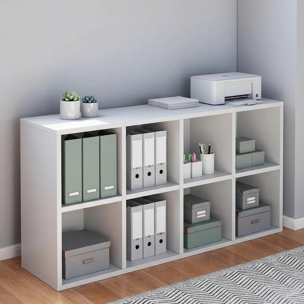 Steel-made Grid Cabinet, Study Bookcase, ly Combinable Multi-compartment Cabinetpromote sales