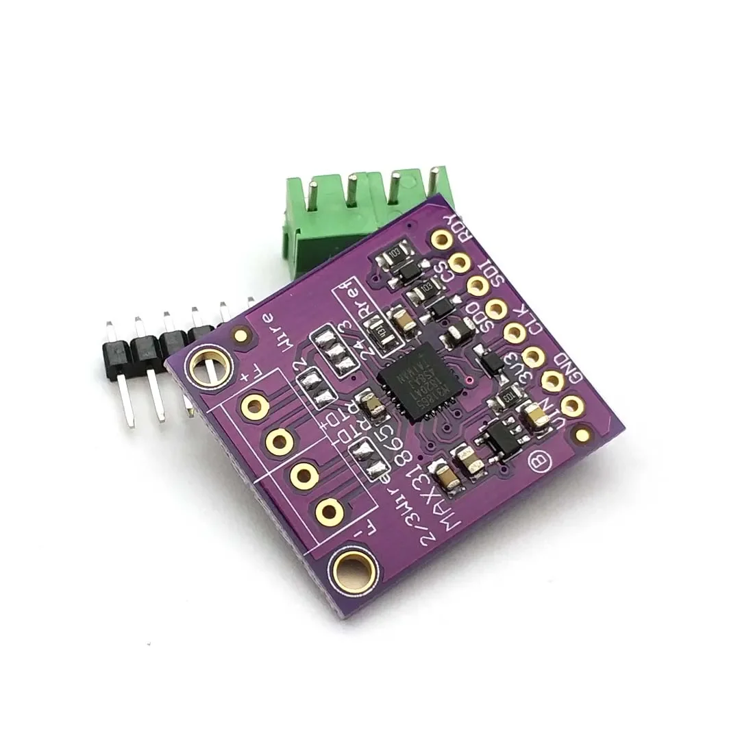 MAX31865 PT100/PT1000 RTD-to-Digital Converter Board Temperature Thermocouple Sensor Amplifier Module 3.3V/5V