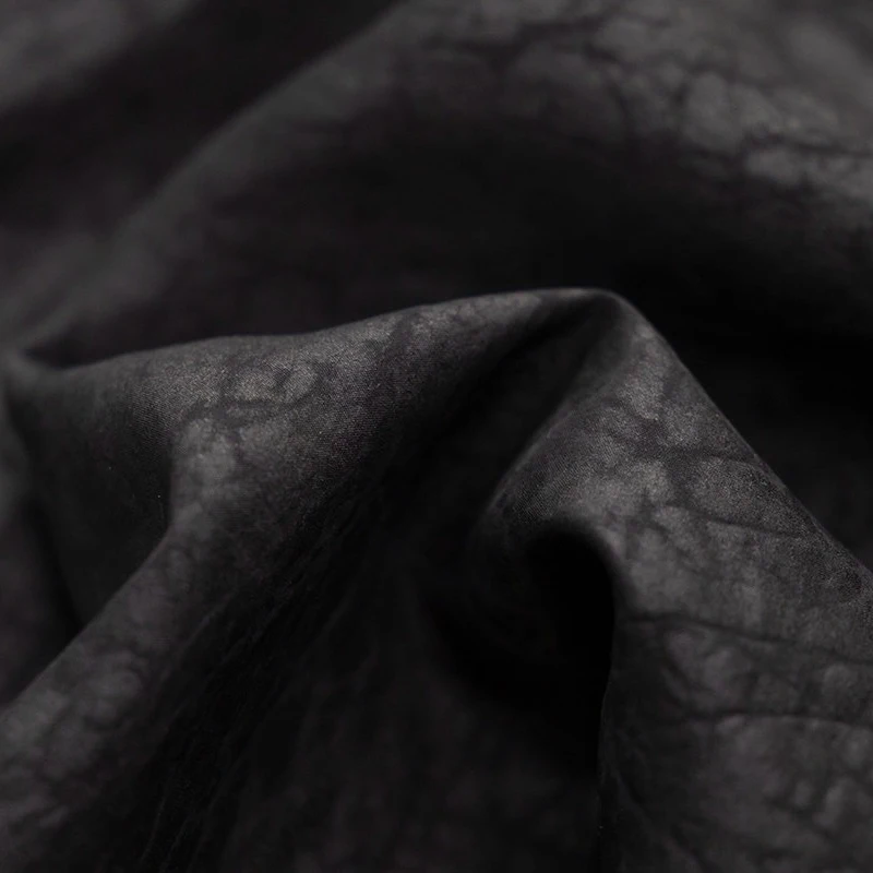 أزياء المرأة 100% حرير التوت الطبيعي Gambiered قوانغدونغ الشاش شقة الخصر الجانب سستة مريحة أسود بنطال ذو قصة أرجل واسعة