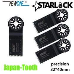 NEWONE  STARLOCK 32*40mm Precision Japan Teech Saw Blades for Power Oscillating Tools multi-tool for wood/plastic cutting