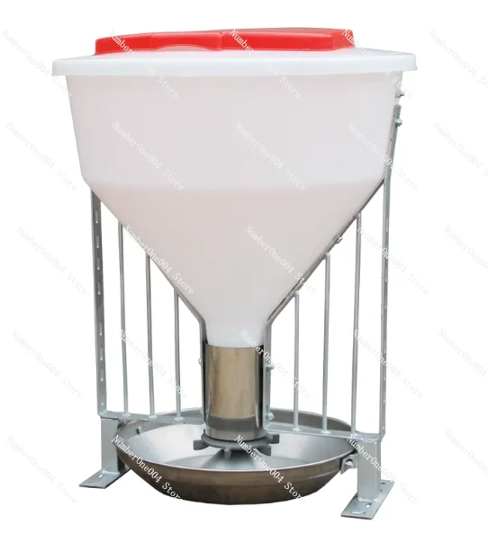 

Stainless Steel Piglet Feeder for Nursery, Automatic Pig Trough, Feeder for Fattening Pig, 30 Kg