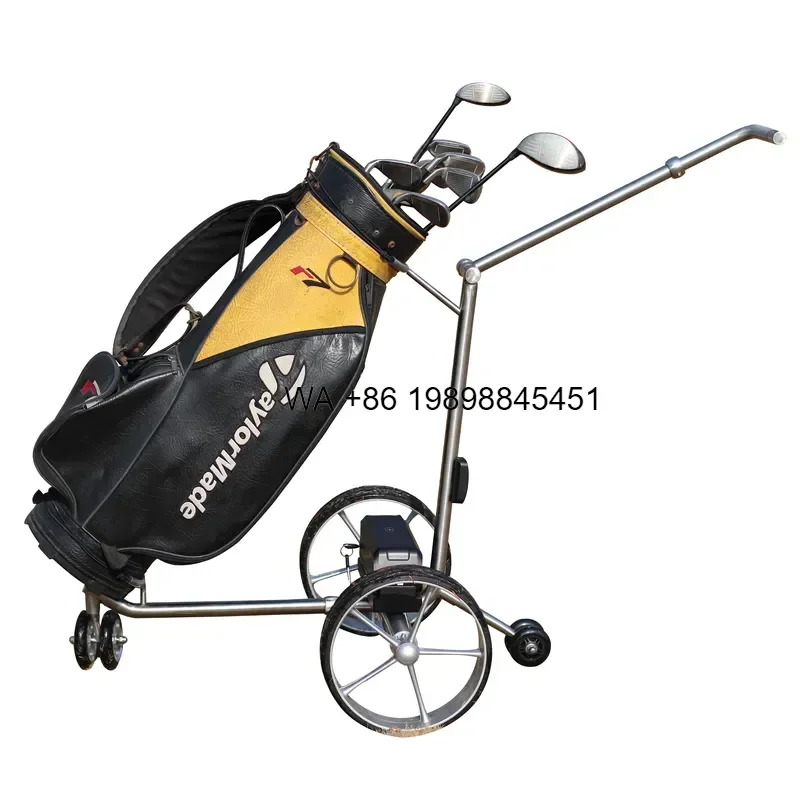 Wmwmnu for Cheap Easy Folding Green Stainless Steel Trolley Lithium Battery 24V 54 Hole Range