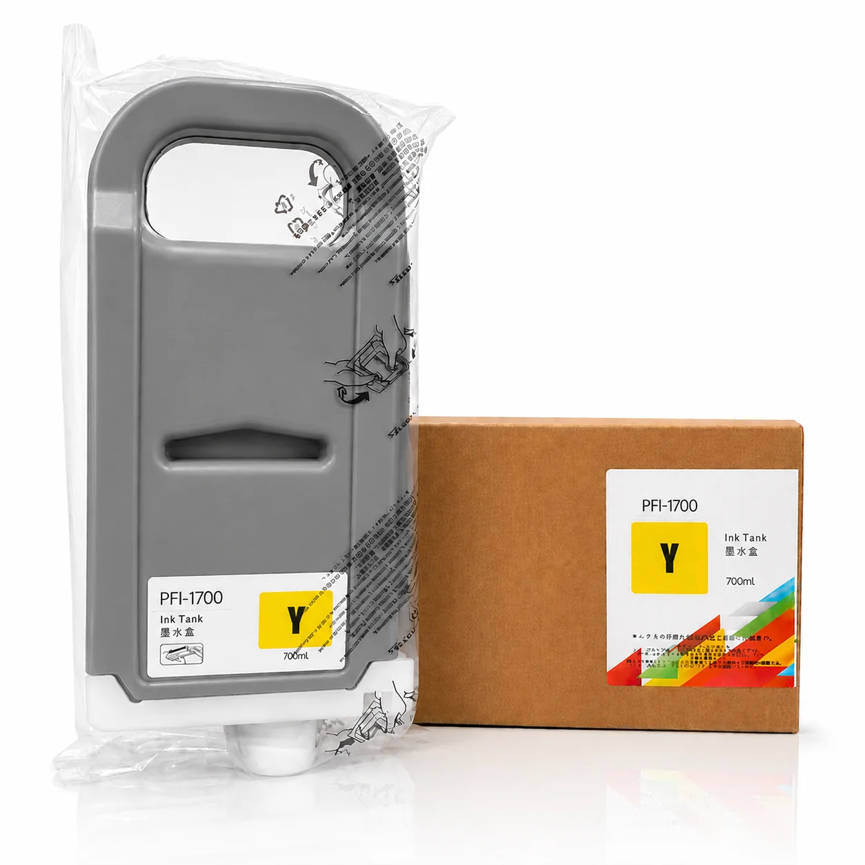 For Canon PFI1700 PFI-1700 PFI 1700 Ink Cartridge Compatible For Canon PRO-2000 2100 4000 4000s 6100 6000s Printer Pigment Ink