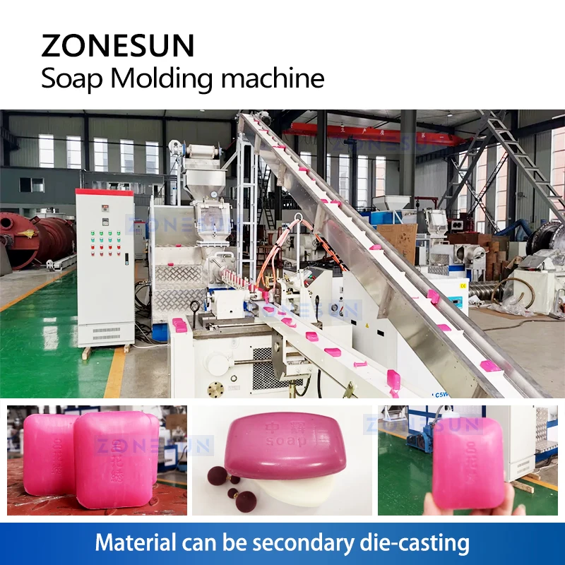 Zonesun ZS-SM120 Taglierina per portasapone Barra per sapone che fa macchina Macchina per stampaggio sapone per bar