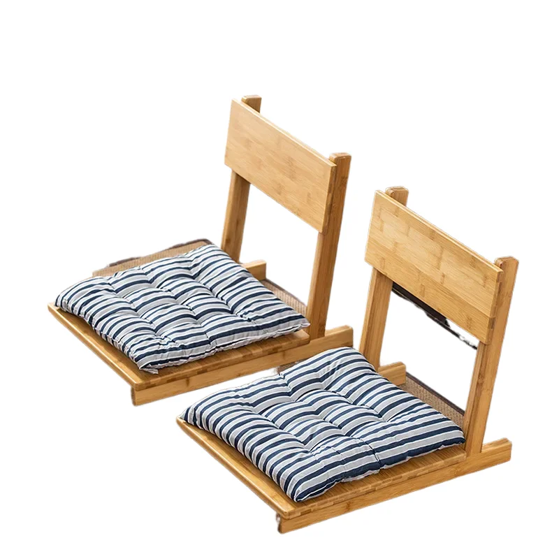 

Japanese Korean Seating Tatami Chair Living Room Furniture Asian Traditional Tatami Floor Legless Chair Accent Furniture