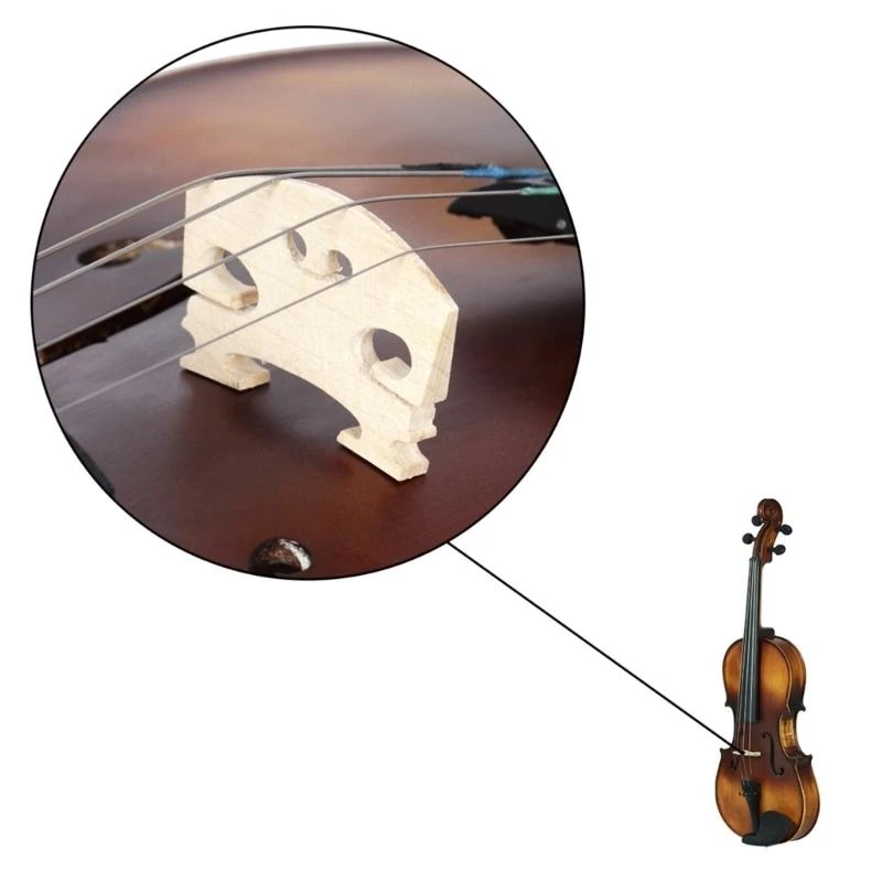 Viola akustyczna z łukami lity drewniane panel Naturalny altówka Vintage Matte Viola