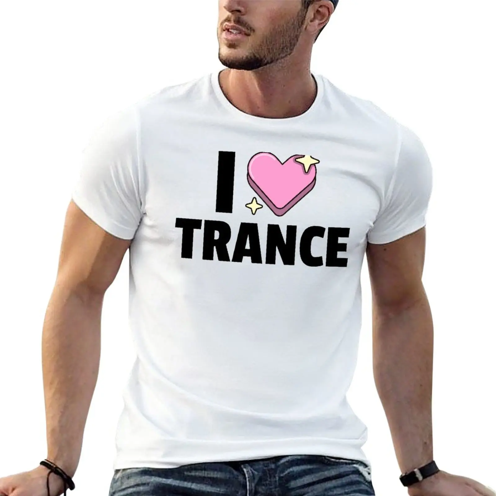 

I Heart Trance (black) T-Shirt cute tops boys t shirts fruit of the loom mens t shirts