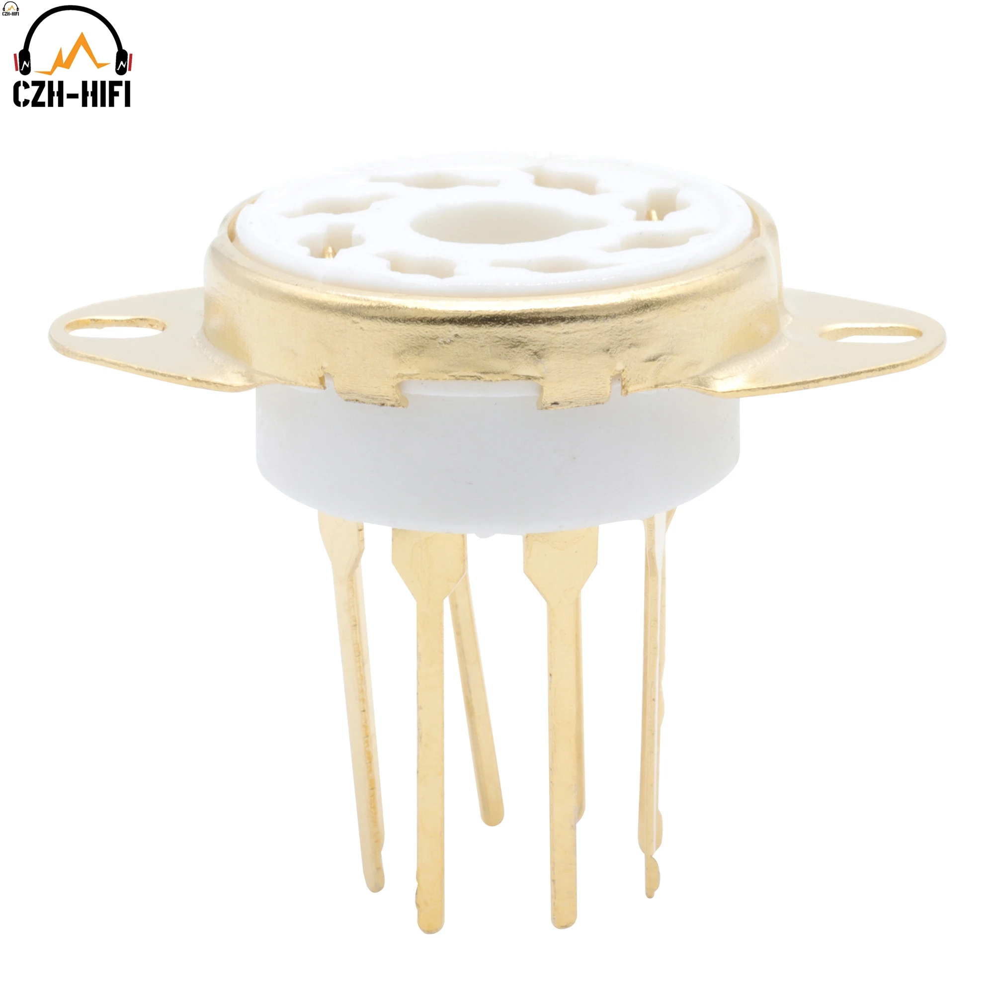 8 Pin K8A soket tabung keramik okta dasar katup Pin panjang untuk KT88 KT66 6SN7 5AR4 GZ34 5881 6V6 5U4G 6550 6J7 6SJ7 AMP DIY