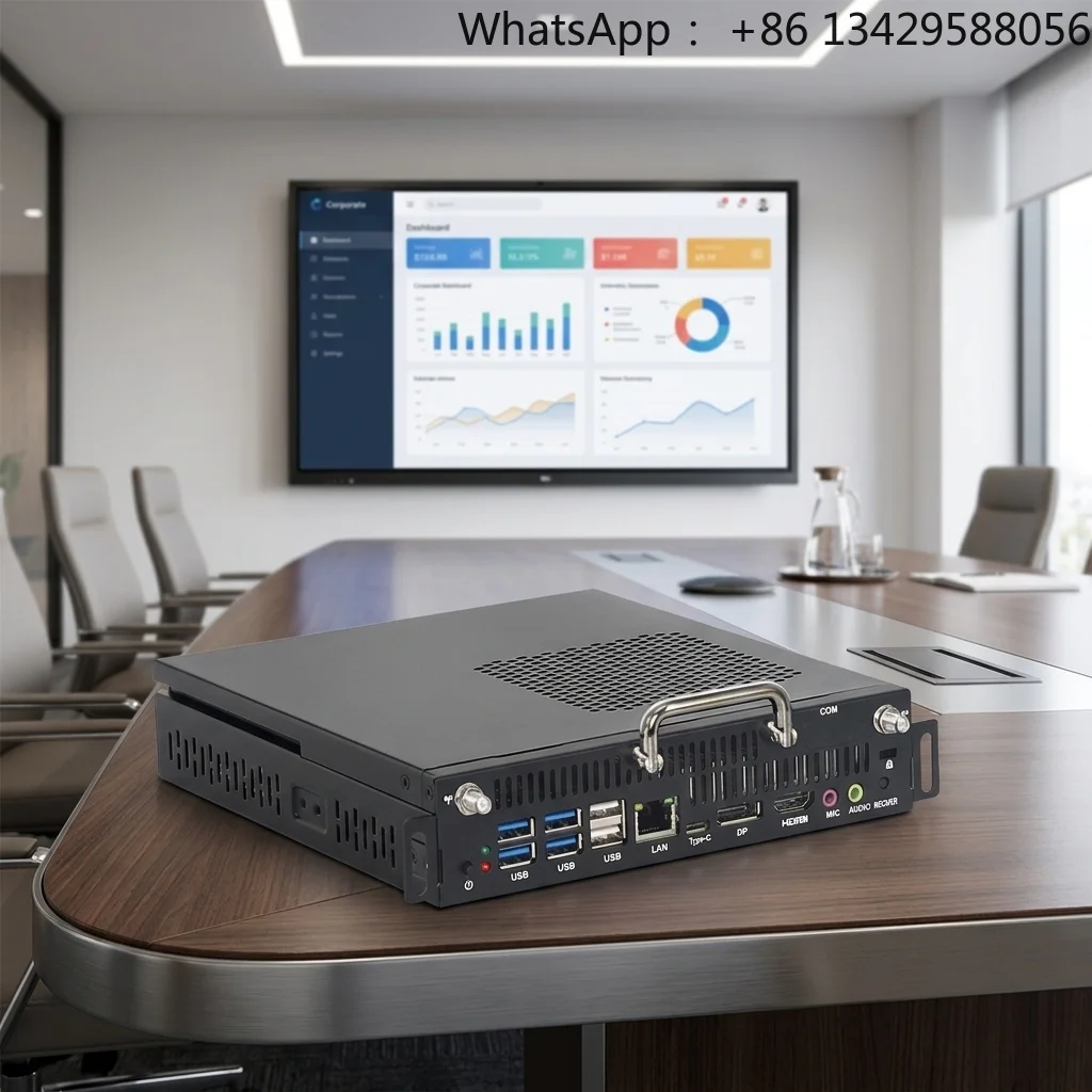 INYUDA M12U M13U OPS Module Fanless 12th/13th Gen Intel Core I5 I7 Industrial PC for Interactive Whiteboard Display