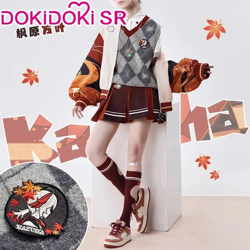

In stock kazuha cosplay game Genshin impact cosplay costume DOKIDOKI-SR doujin casual wear kazuha plus size Christmas