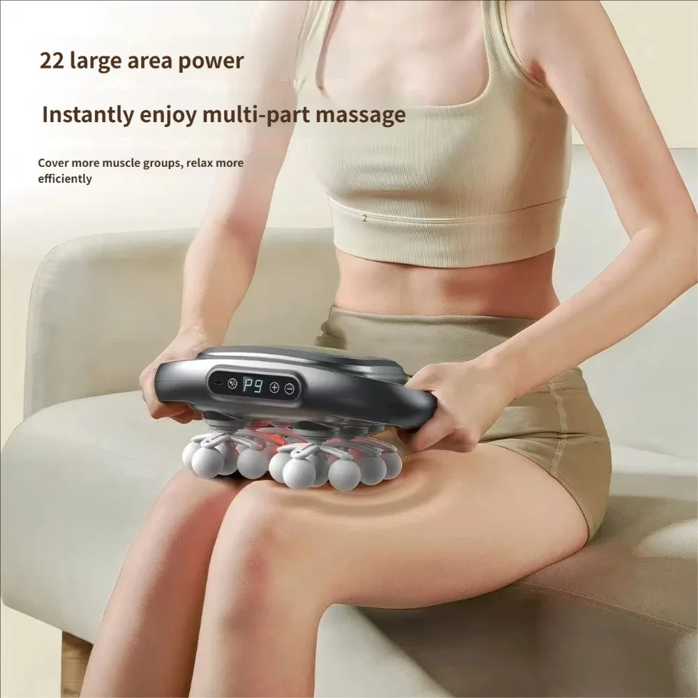 22ヘッド筋膜ガン高周波振動ボディマッサージガン背中マッサージ器腰マッサージ器首肩太もも筋膜マッサージ器