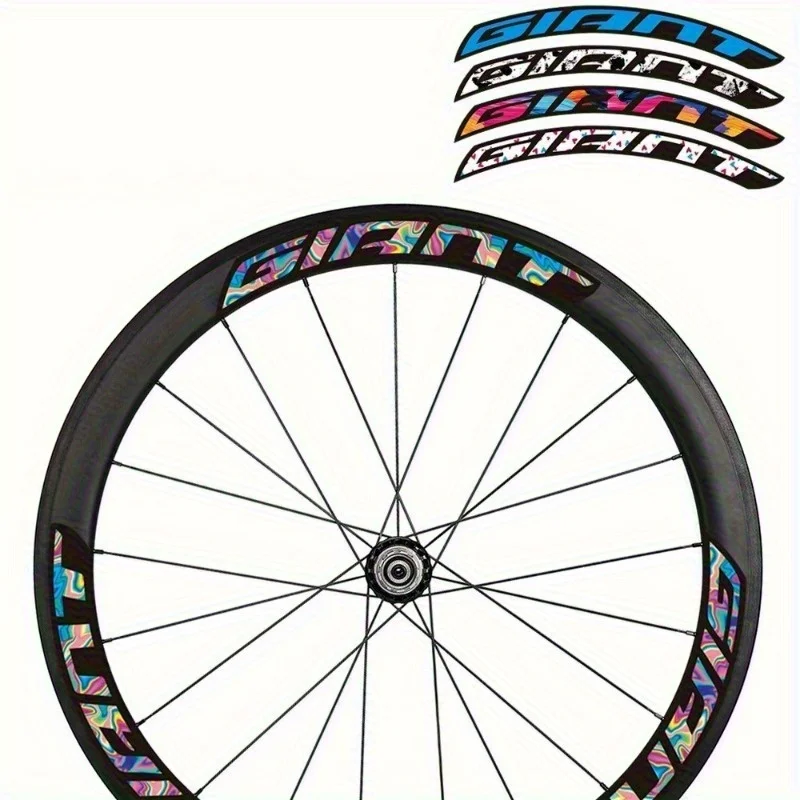 2D Flat, 13 Motorcycle Stickers for Bicycle Tires and Riding Trim, Durable Vinyl Stickers for Road Bikes, Motorcycles, Cars,