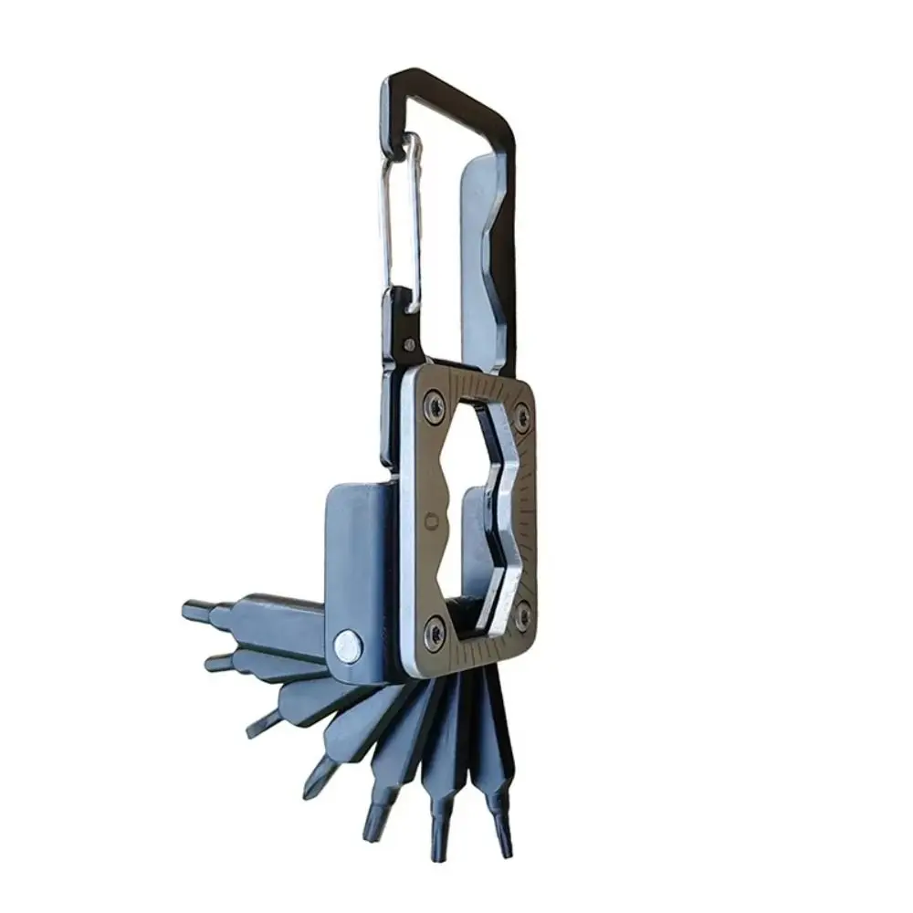 

Fashion Portable Screwdriver Set Bottles Opener Stainless Steel Vehicle Maintenance Tools Hexagonal Phillips