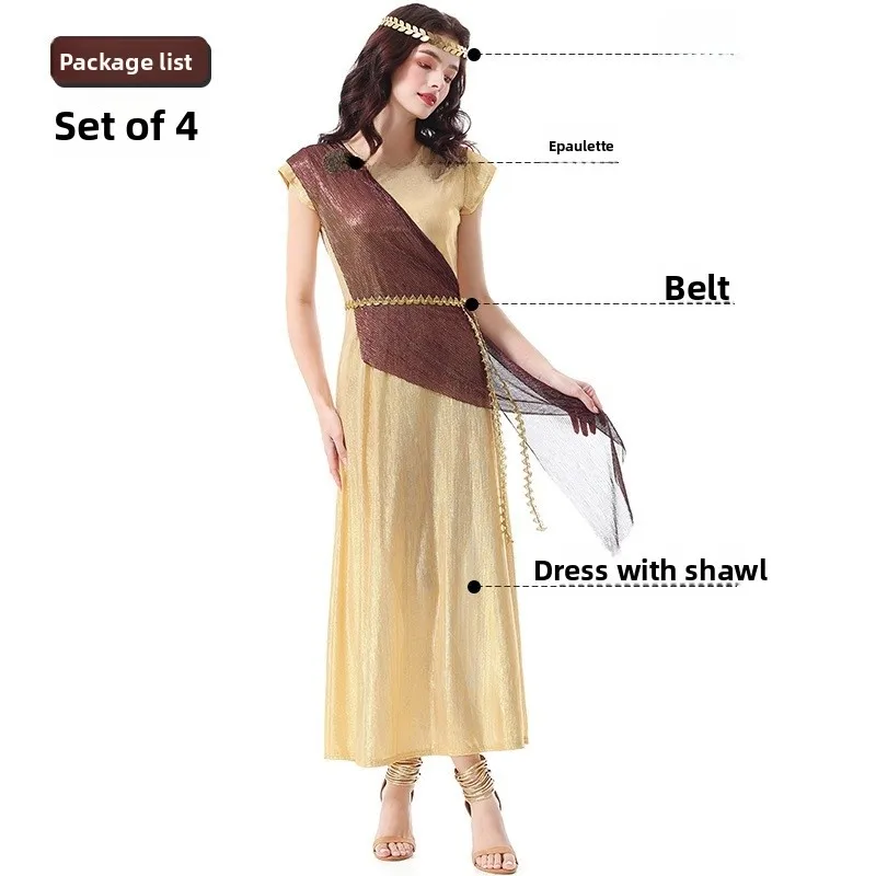 لوهوين الملكة الأساطير القديمة شخصية البني رداء الدكتور زي مرحلة الأداء التقليدية الصينية العرقية ملابس نسائية