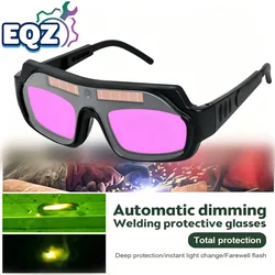 Anti-glare Automatic Darkening Dimming Welding Glasses Set Argon Arc Welding Glasses Welder Eye Protection Goggles Tools