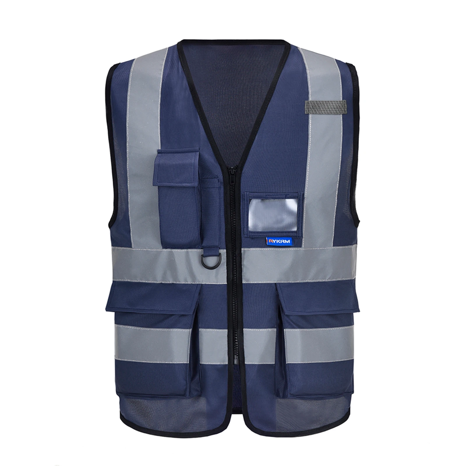 AYKRM 21 Colour (XS-8XL) Hi Vis Viz High Visibility Reflective Zip Pocket Security Waistcoats Jacket Workwear Vests