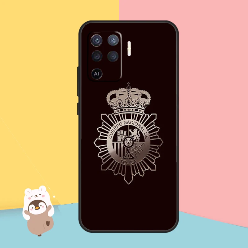 Spain National Police Logo Case For OPPO Find X5 X3 Lite Pro A15 A16 A52 A72 A5 A9 A31 A53 A83 A93 A54 A74 A94 Cover