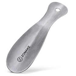 Metal Shoe Horn 7.5Inch Stainless Steel Travel Shoe Horn Spoon Shape Shoehorn Shoe Lifter for seniors  men women kids shoe horn