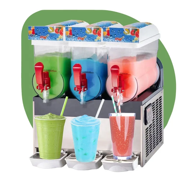 

Commercial Smoothie 12l 3 Tank Used Frozen Drink Slushy Puppy Granita Slushie Margarita Slush Machine in Pakistan