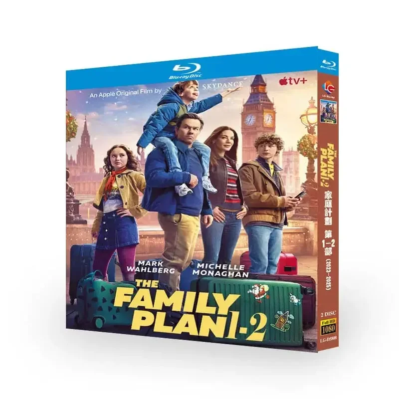 

Family Plan Part 1-2 BD Blu-ray Disc 1080p High Definition Box Set with Chinese English Japanese and Korean Subtitles