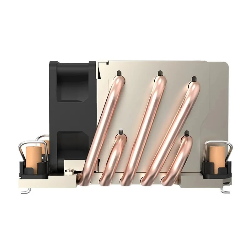 2U LGA4189 Server CPU Cooler, 5 Copper Heat Pipes PWM High Speed Temperature Control PC Cooling Fan Heatsink