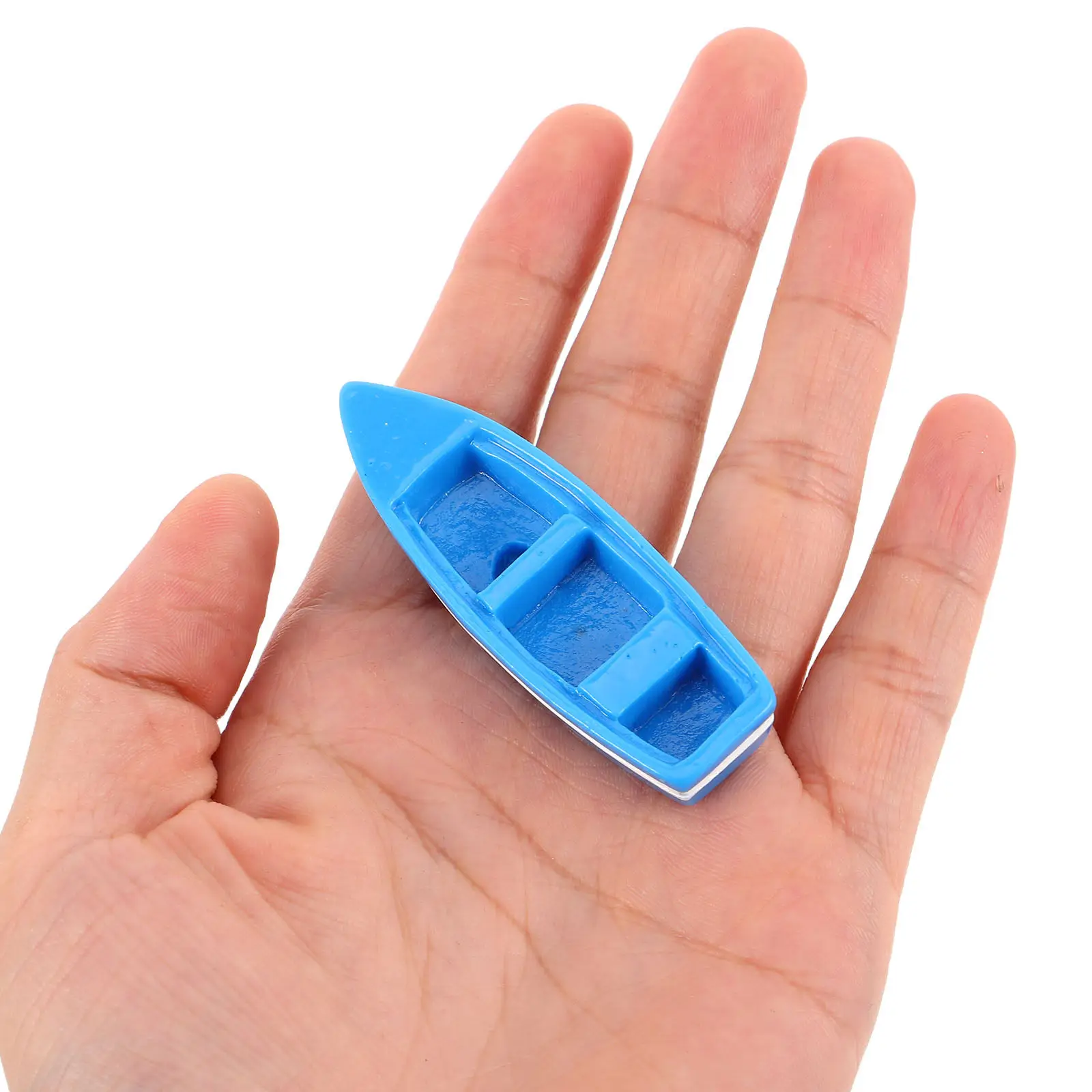 Set de 10 Accesorios Náuticos en Miniatura para Playa, Mini Remos de Barco, Flotador, Estilo Costero para Decoración de Micro Paisajes y Costas