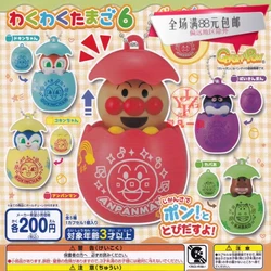 Original Japan Gashapon Kawaii Anpanman Anime Figure Eggshell Keychain Baikinman Cute Gachapon Figurine Capsule Toys Gift