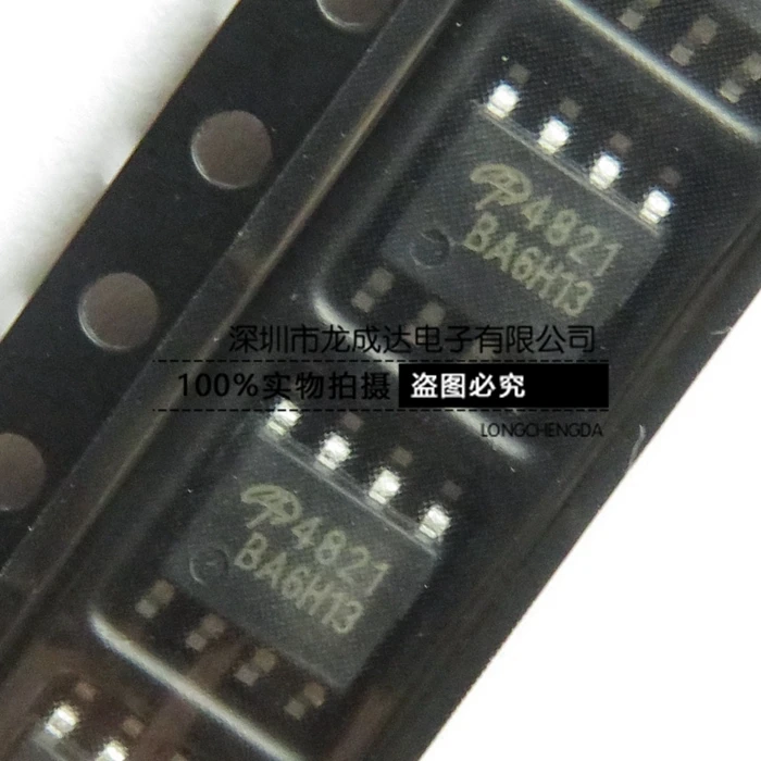 30pcs original new MOS FET AO4821 AO4821L SOP-8 dual P channel