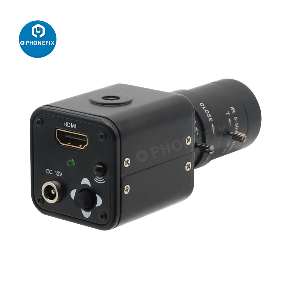 Lente do Cctv da Câmera 550 mm F1.6 do Córrego Vivo de Digitas para Ensinar o Reparo Científico do Telefone da Pesquisa da Monitoração da Videoconferência 2mp