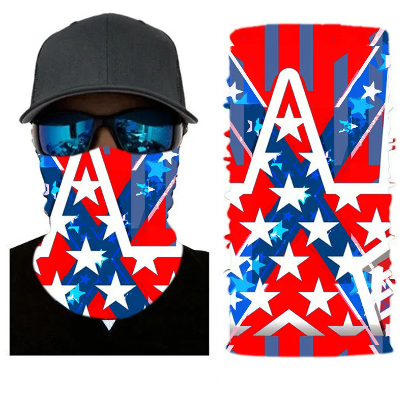 National Flag Face Bandana Magic Scarf Women Men Outdoor Sport Hiking Biking Breathable Neck Gaiter Seamless Balaclava Headwrap