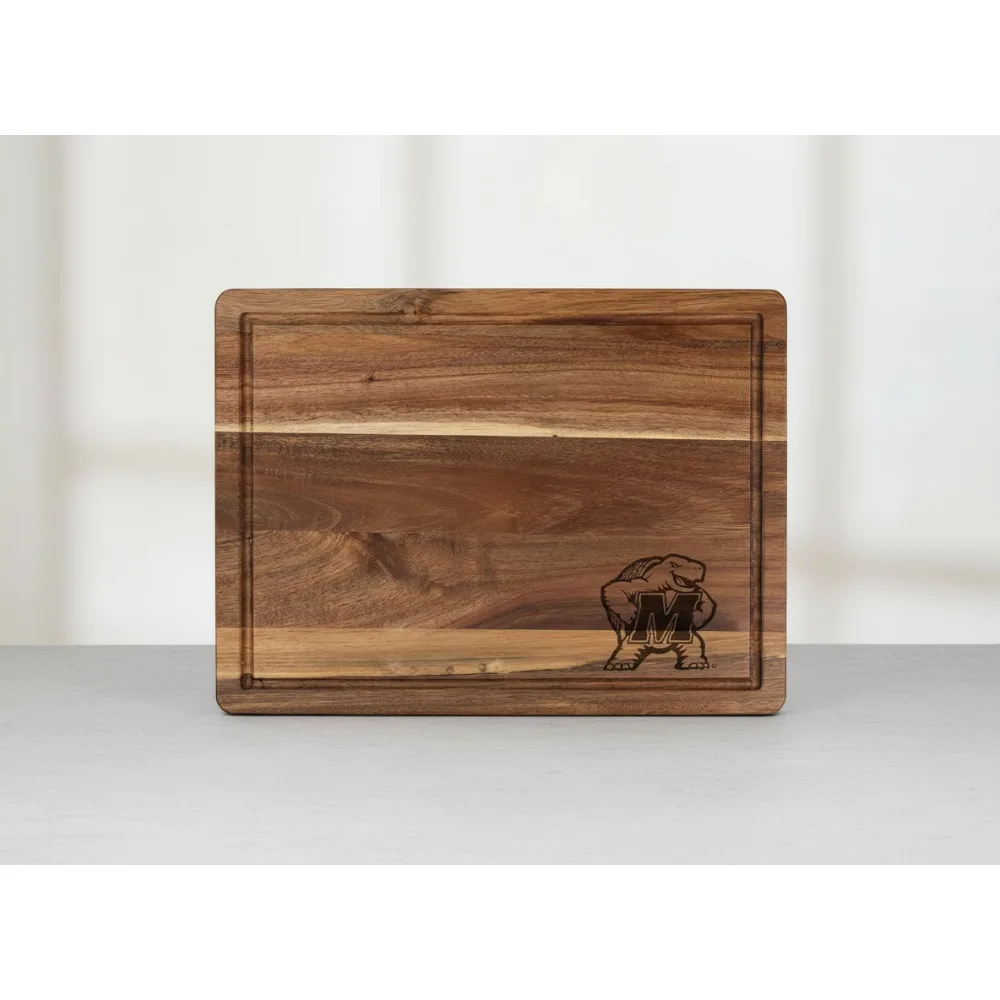 

NCAA Licensed Acacia Wood Cutting Board | Durable Serving Platter for Game Day & Kitchen Use