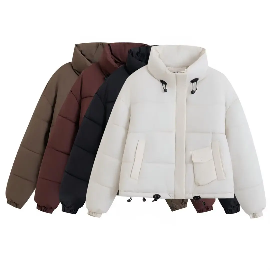 

Модная хлопковая куртка, верхняя одежда, стиль хлеба, воротник-стойка, зимнее новое поступление, женская одежда, короткий размер