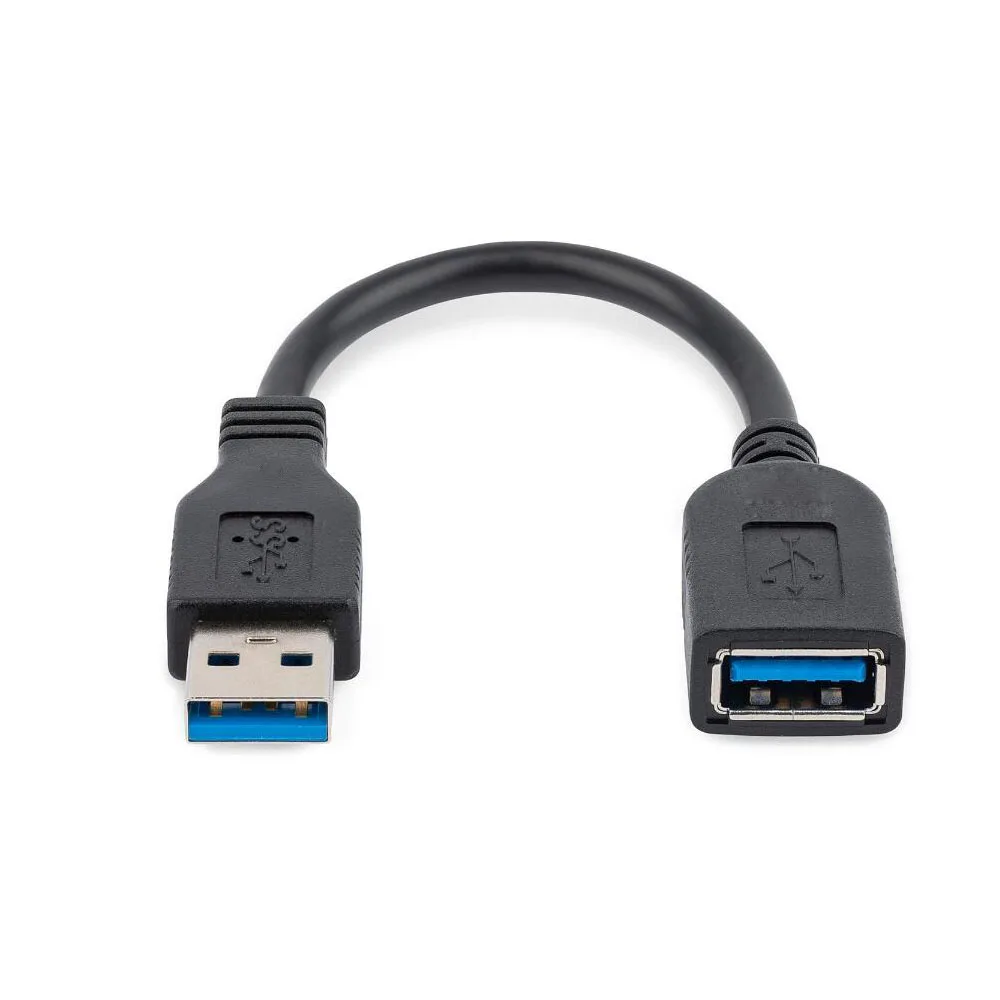 맥 윈도우용 USB 3.0 익스텐션 케이블, 초고속 USB 3.0 코드, 익스텐션 USB 3.0 A 수-A 암, 0.3M, 최대 5Gbps